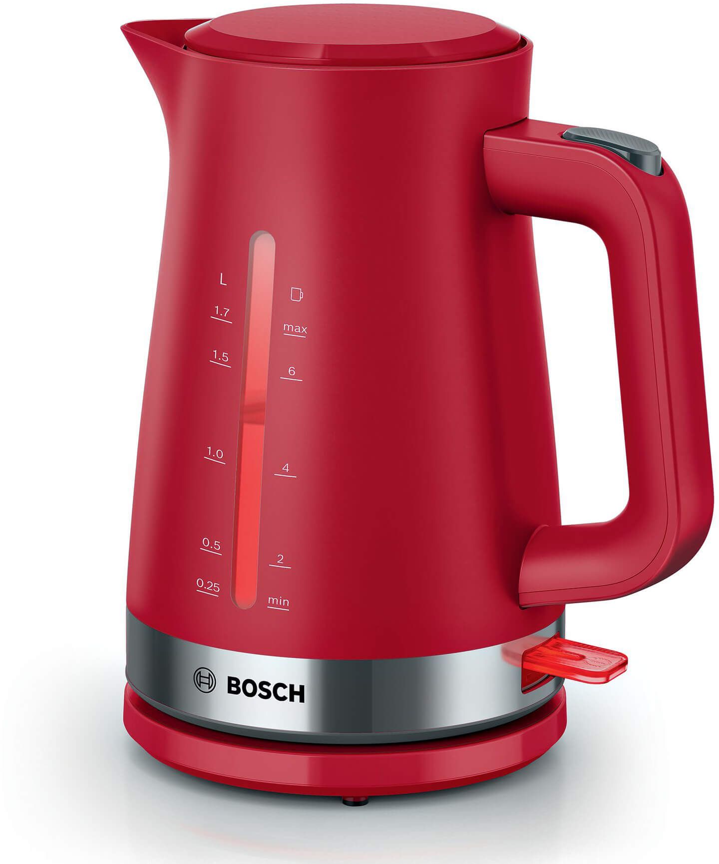 

Чайник электрический Bosch TWK4M224 1.7 л красный, TWK4M224
