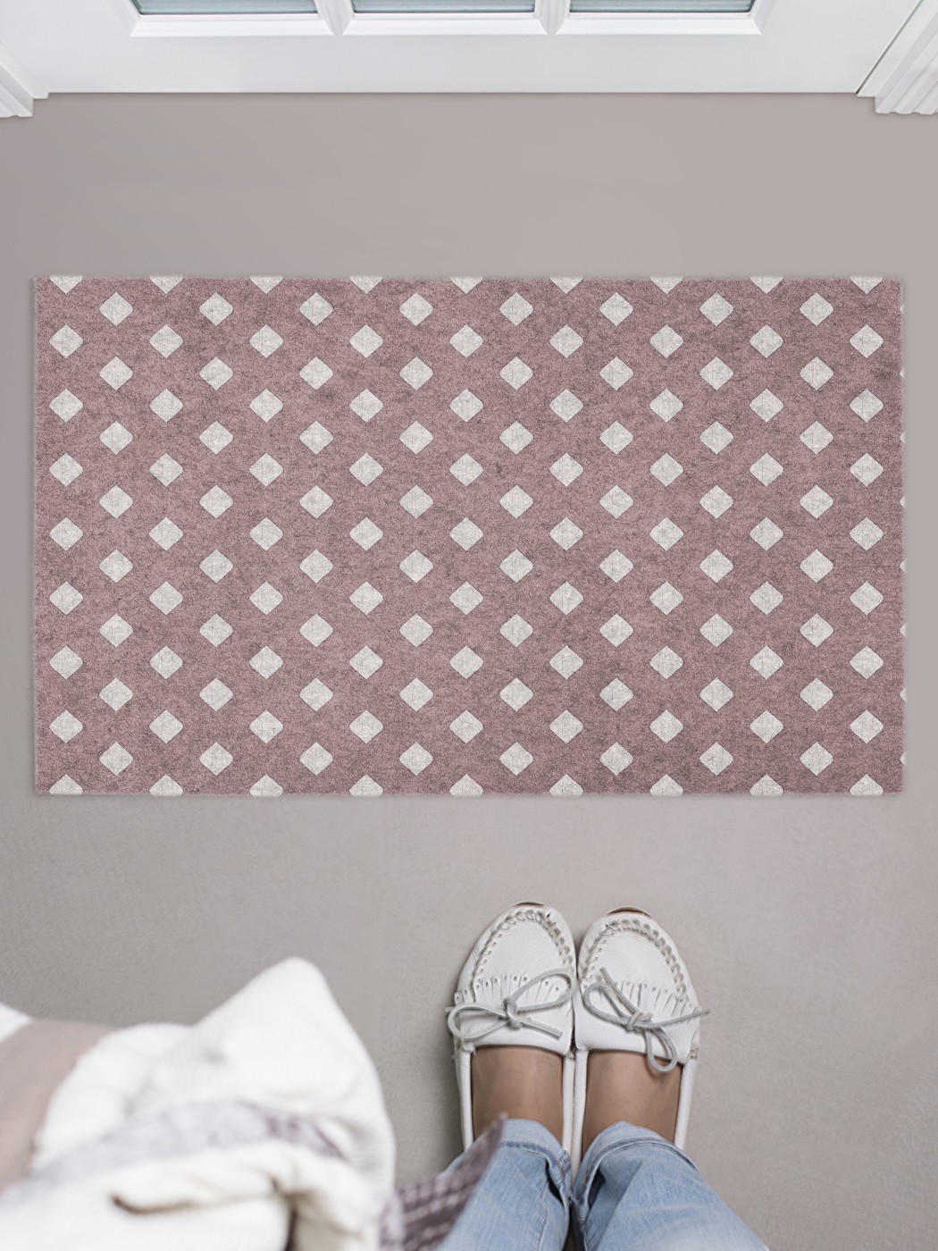 

Придверный коврик в прихожую для обуви, на резиновой основе, 75x45 см door_67920 JoyArty