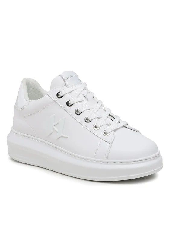 

Кеды женские Karl Lagerfeld KL62515 белые 40 EU, Белый, KL62515