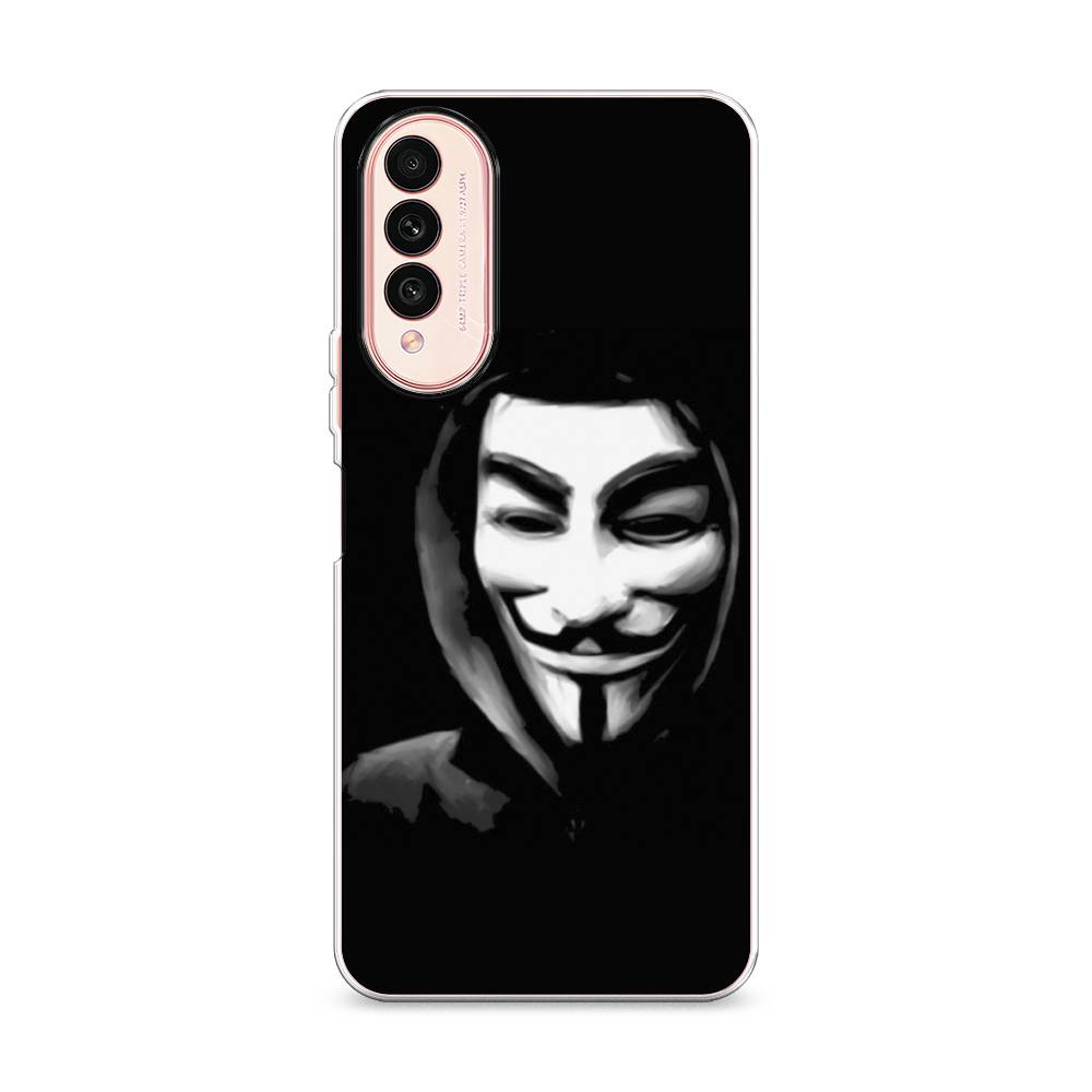 

Чехол Awog на Wiko T50 "Анонимус", Белый;черный