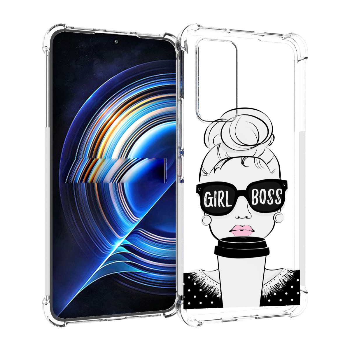 

Чехол MyPads девушка-босс женский для Tecno Camon 19 Neo, Прозрачный, Tocco