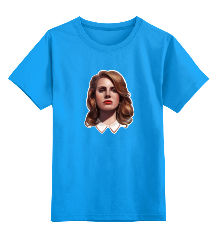 

Детская футболка классическая Printio Lana del rey, р. 140, Голубой, 0000000671016