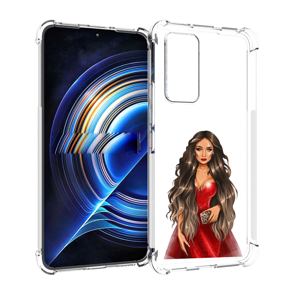 

Чехол MyPads девушка-в-вечернем-платье женский для Tecno Camon 19 Neo, Прозрачный, Tocco
