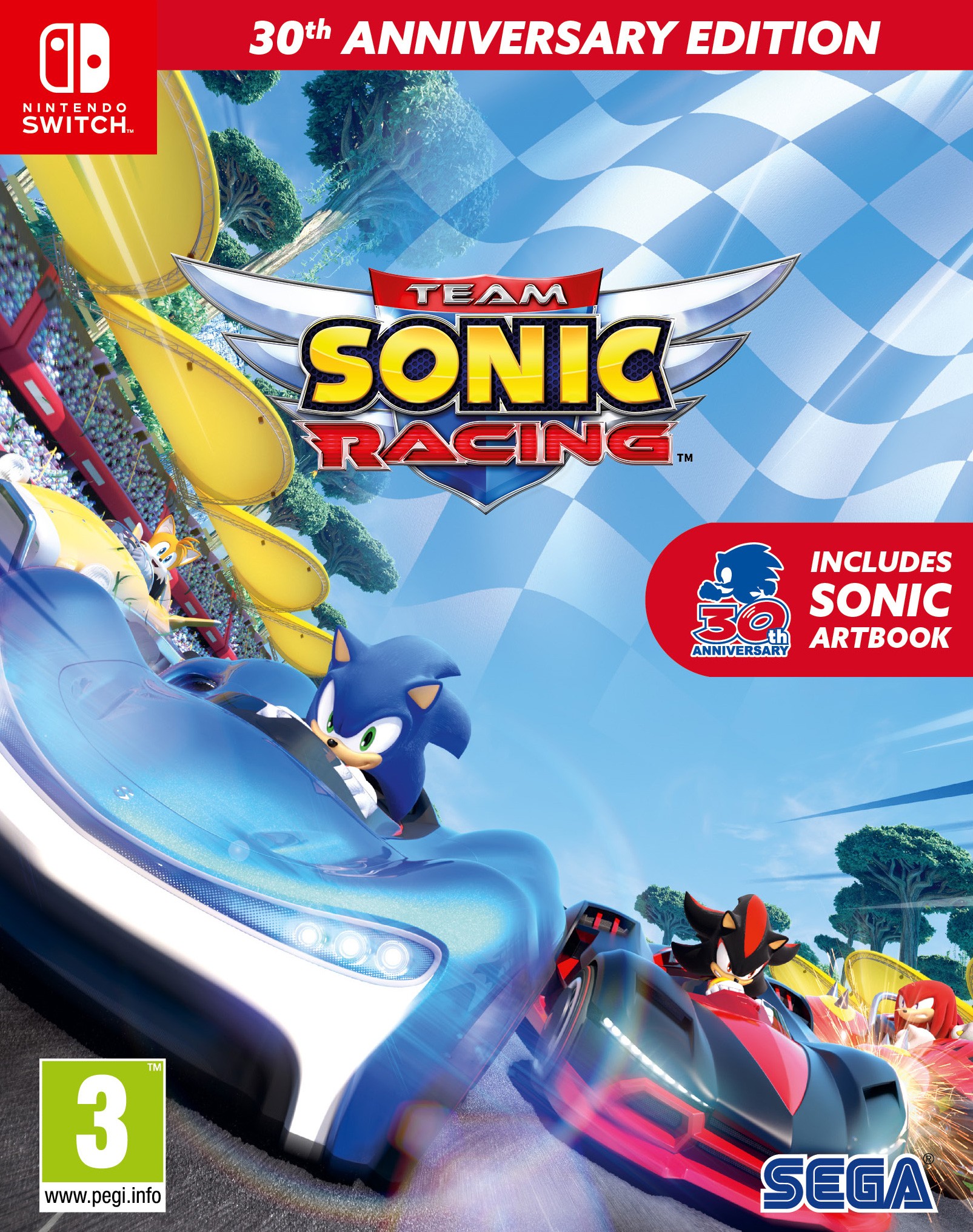 фото Игра team sonic racing 30th anniversary edition (nintendo switch) sega