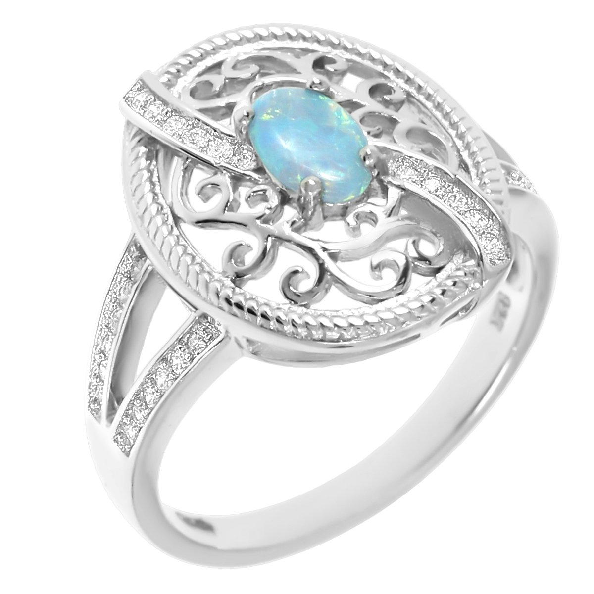 

Кольцо из серебра с опалом р.  Balex Jewellery 1405937024, 1405937024