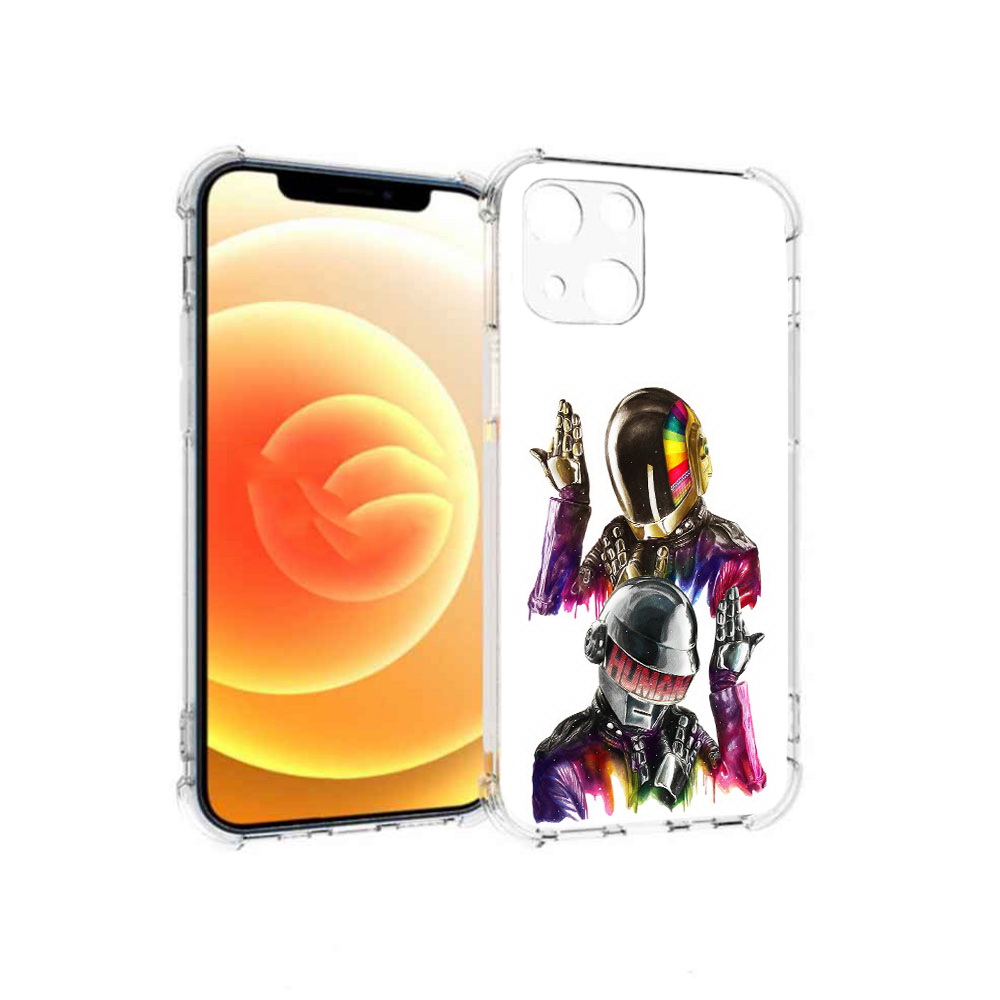 

Чехол MyPads Tocco для Apple iPhone 13 диско космонавты (PT163239.611.329), Прозрачный, Tocco