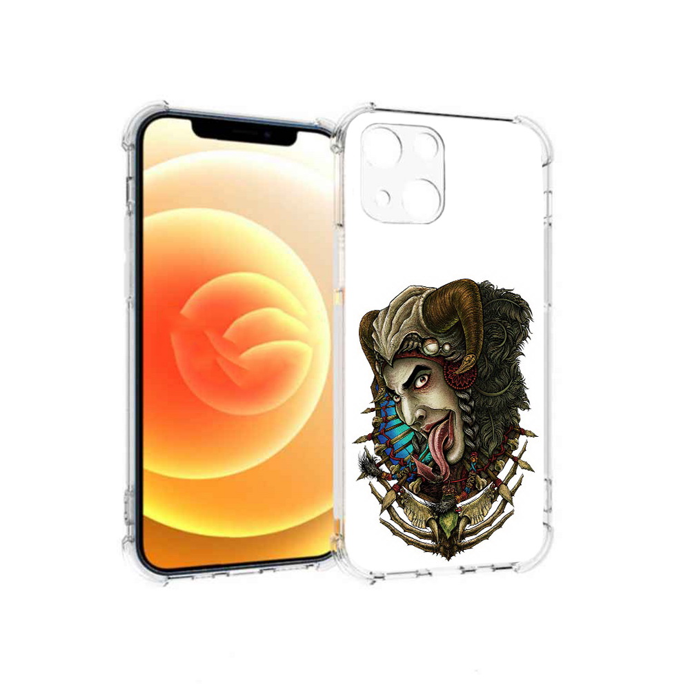 

Чехол MyPads Tocco для Apple iPhone 13 длинный язык (PT163239.611.330), Прозрачный, Tocco