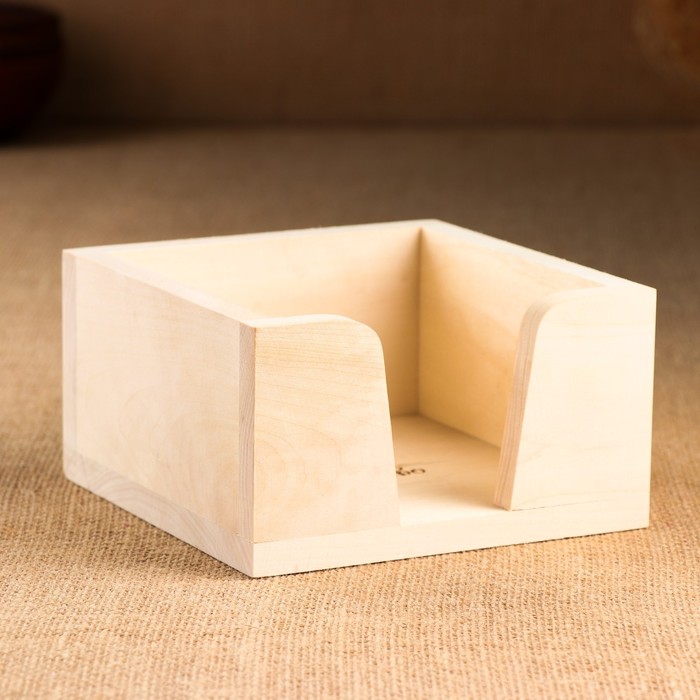 

Подставка "Квадрат" из ЛИПЫ, 15x15x8 см