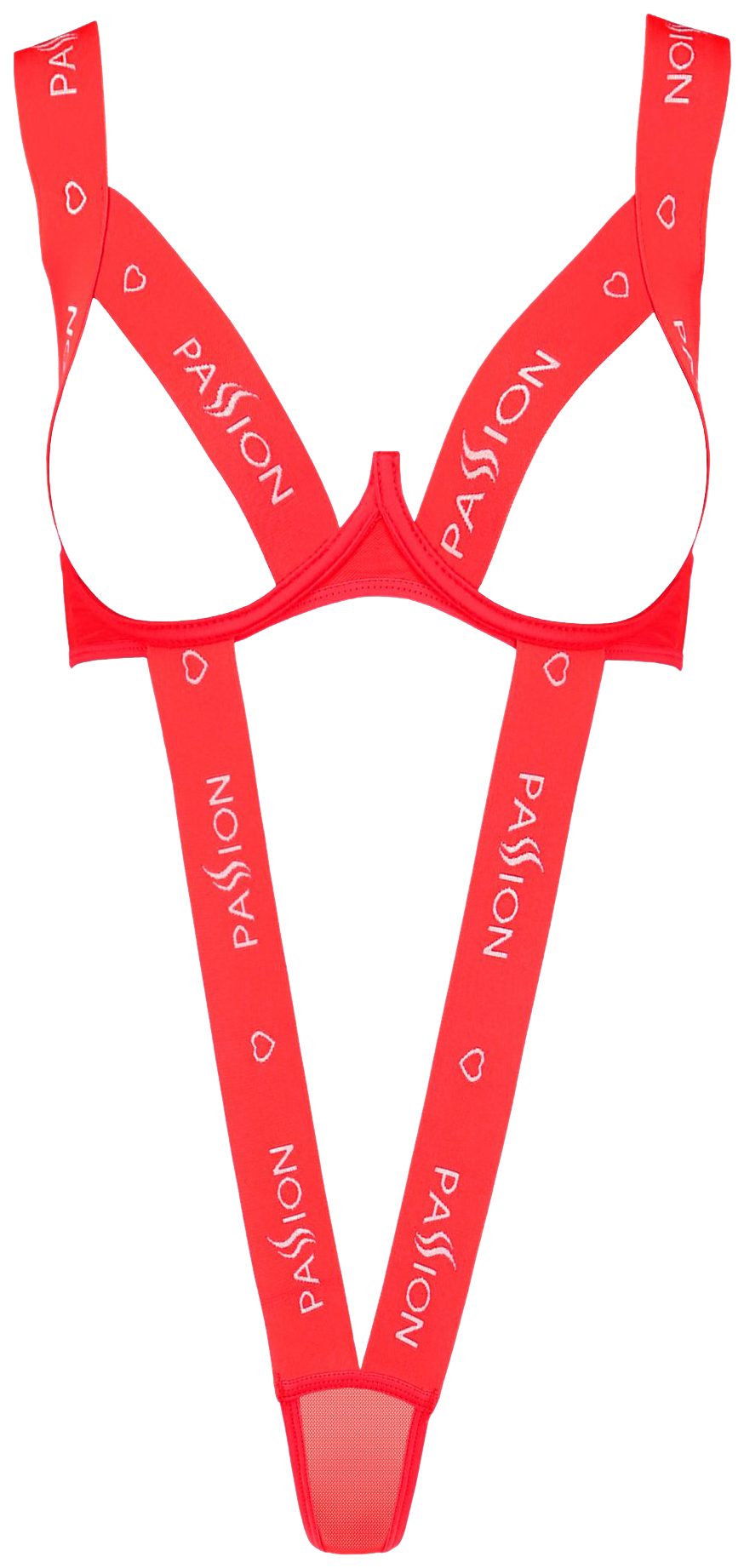 

Смелое боди Kyouka Passion, Красный, Kyouka