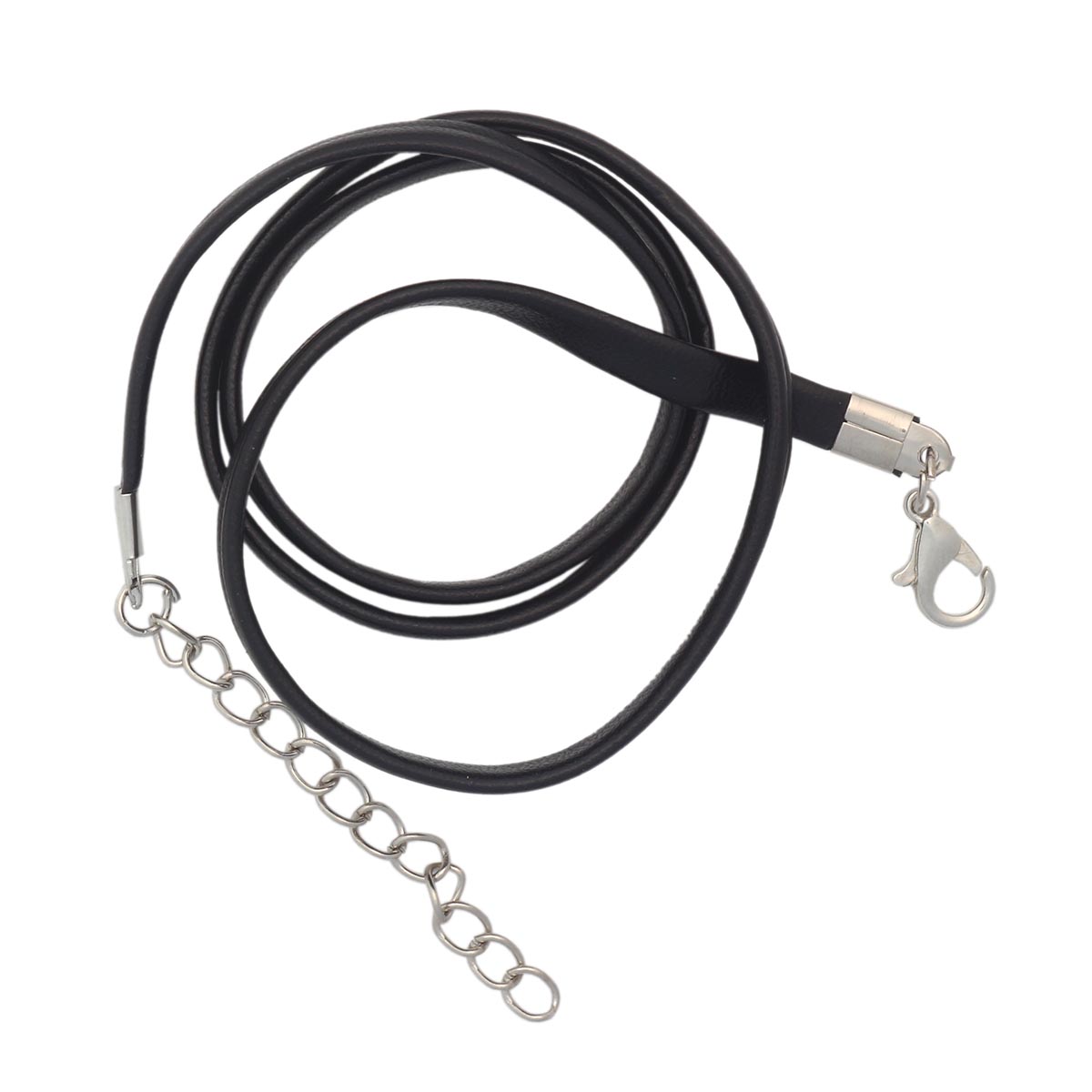 

Шнурок Astra&Craft WRE1020-A1 декоративный WRE1020-A1 кожзам 45 см 2,0*1,4 мм 1 шт черный