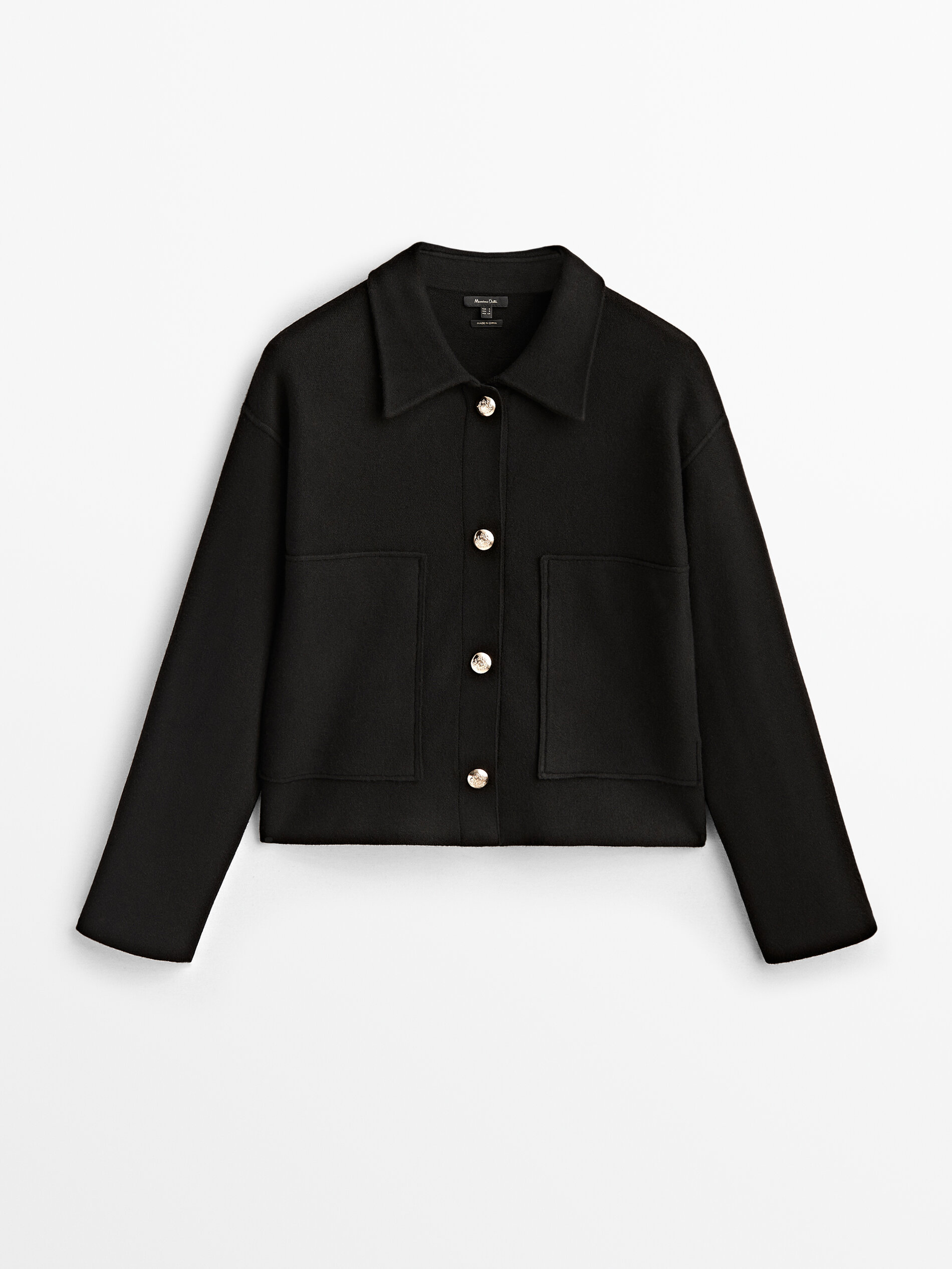 

Кардиган женский Massimo Dutti 05643601800 черный M, 05643601800