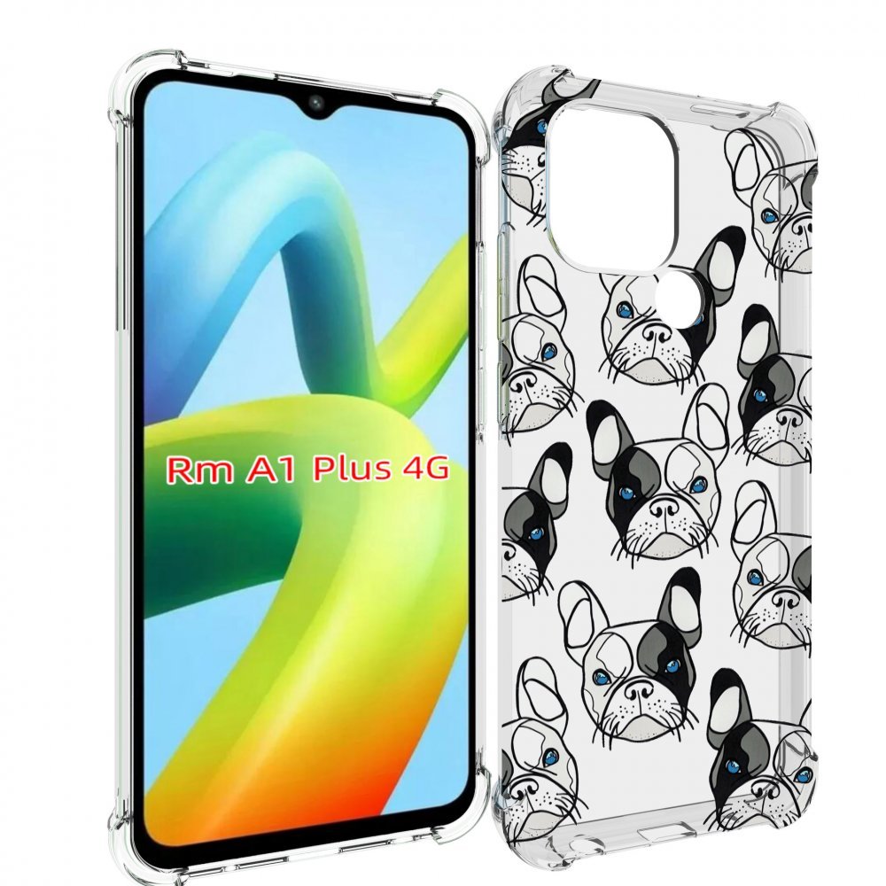 

Чехол MyPads мини-собачки-черно-белый для Xiaomi Redmi A1 Plus +, Прозрачный, Tocco