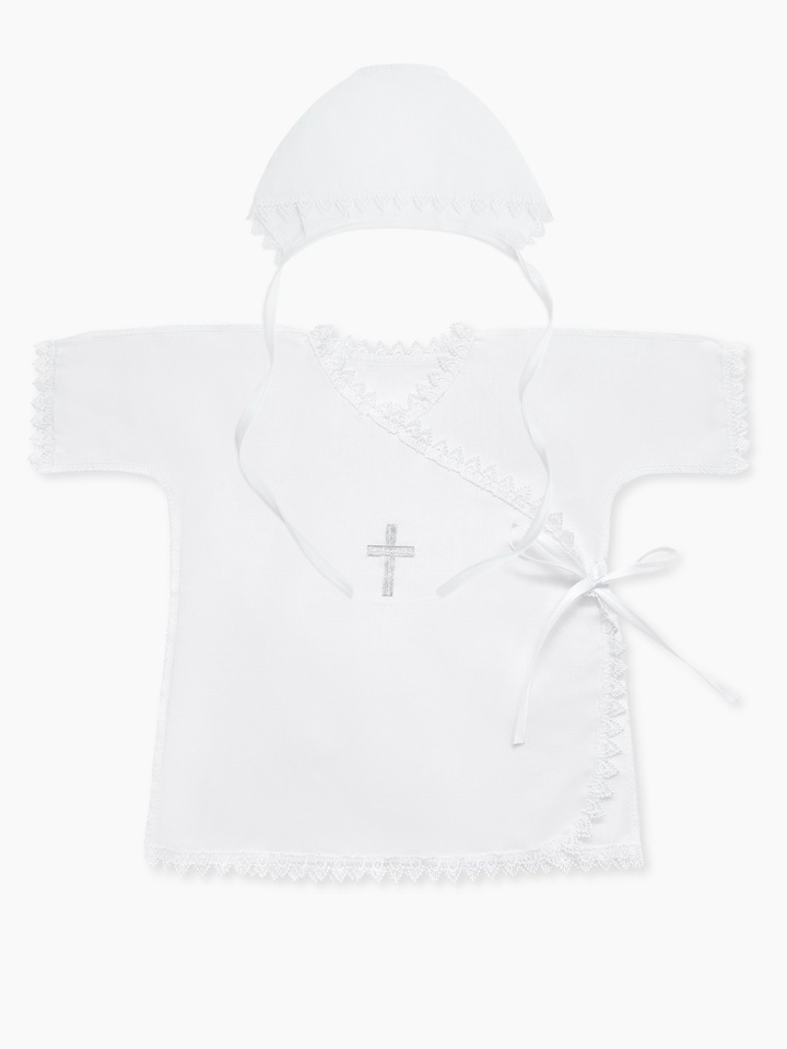 

Крестильный комплект AmaroBaby Little Angel белый р.74-80, Little Angel 2 предмета