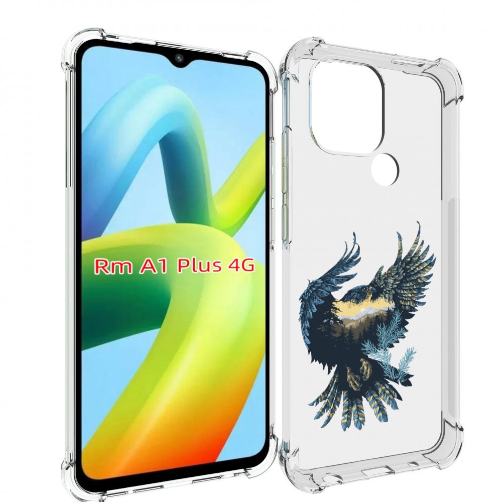 

Чехол MyPads мирок в соколе для Xiaomi Redmi A1 Plus +, Прозрачный, Tocco
