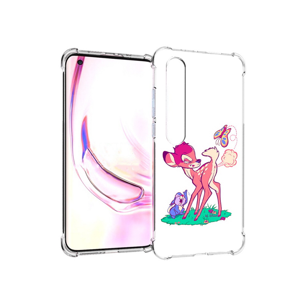 

Чехол MyPads Tocco для Xiaomi Mi 10 Pro смешной олененок (PT144585.295.610), Прозрачный, Tocco
