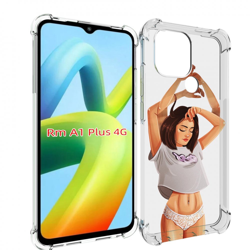 

Чехол MyPads много-рук женский для Xiaomi Redmi A1 Plus +, Прозрачный, Tocco