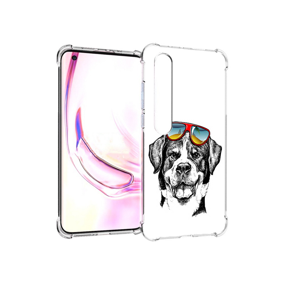 

Чехол MyPads Tocco для Xiaomi Mi 10 Pro счастливая собака (PT144585.295.631), Прозрачный, Tocco