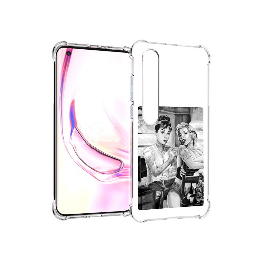 

Чехол MyPads Tocco для Xiaomi Mi 10 Pro тату мастер (PT144585.295.637), Прозрачный, Tocco
