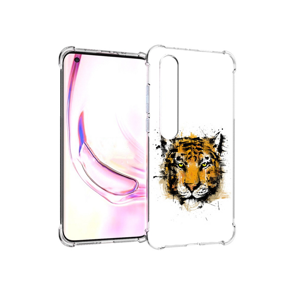 

Чехол MyPads Tocco для Xiaomi Mi 10 Pro тигруля (PT144585.295.643), Прозрачный, Tocco