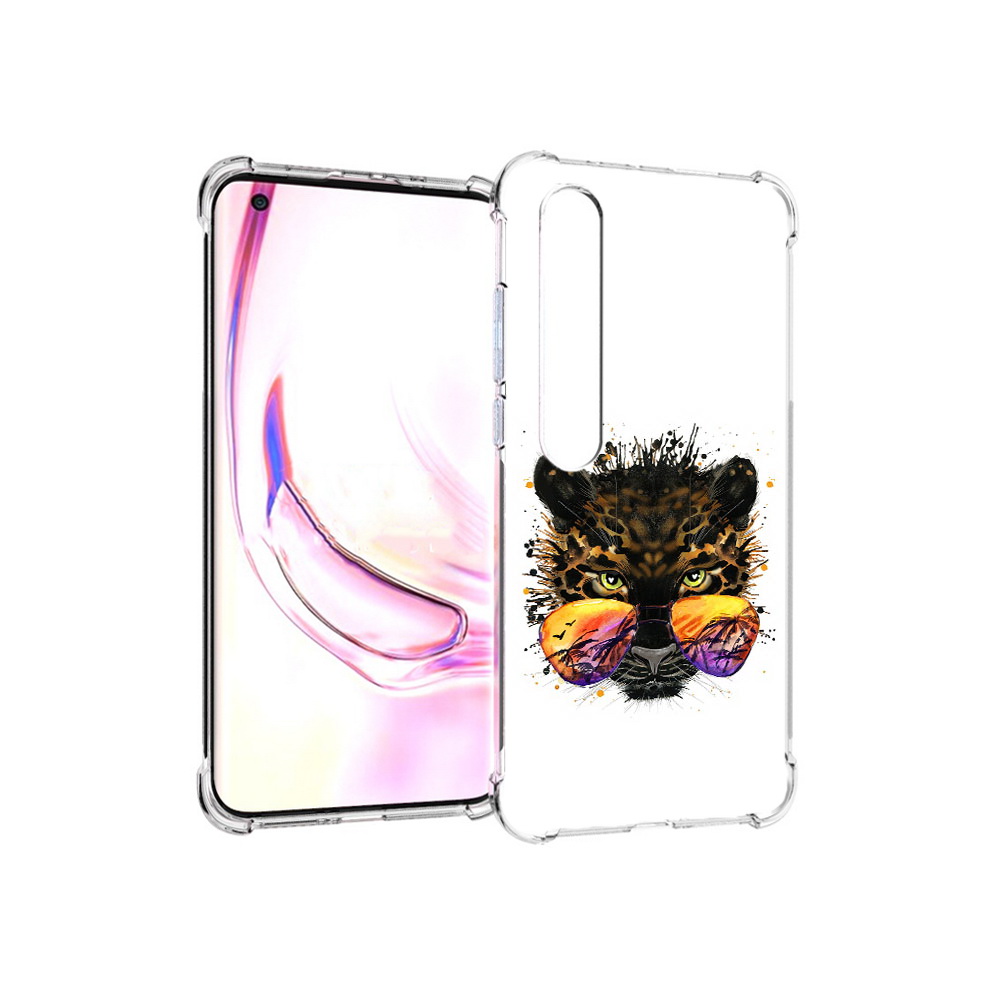 

Чехол MyPads Tocco для Xiaomi Mi 10 Pro тропический леопард (PT144585.295.649), Прозрачный, Tocco
