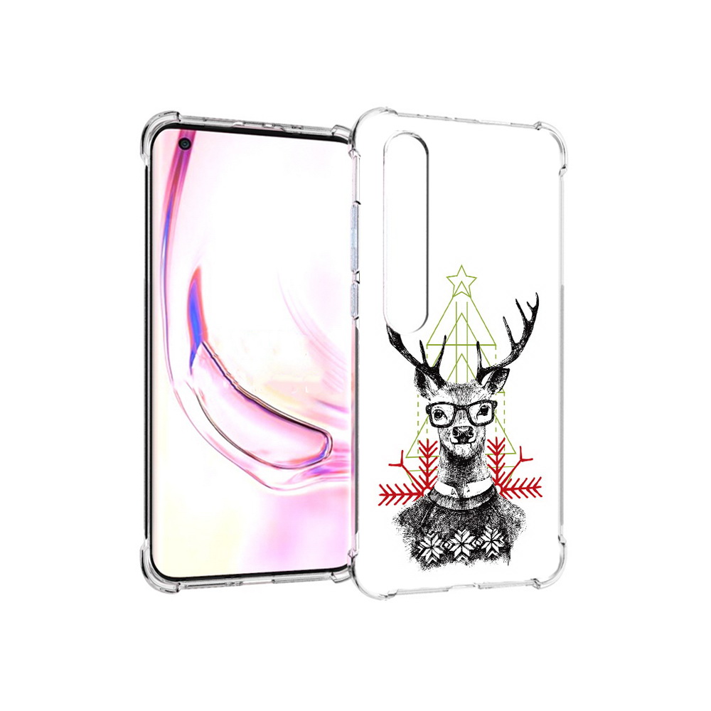 

Чехол MyPads Tocco для Xiaomi Mi 10 Pro умный олень (PT144585.295.652), Прозрачный, Tocco