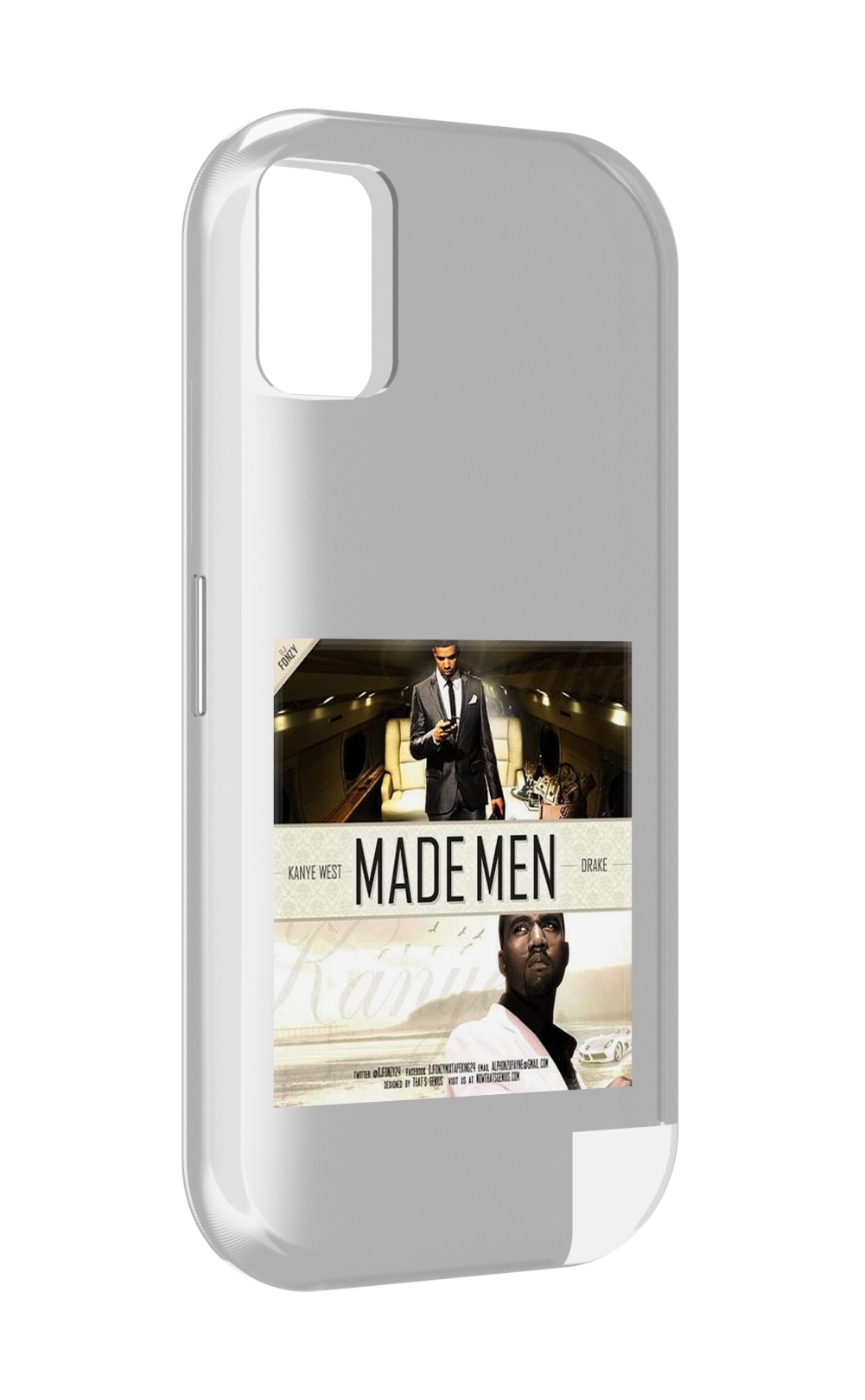 

Чехол MyPads Kanye West & Drake - Made Men для UMIDIGI A11, Прозрачный, Tocco