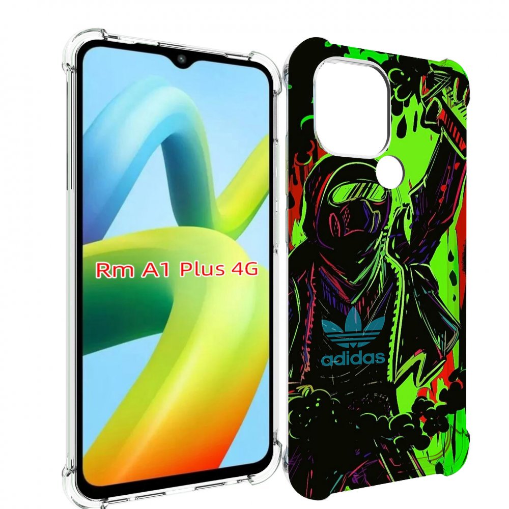 

Чехол MyPads мужчина в красках адидас для Xiaomi Redmi A1 Plus +, Прозрачный, Tocco