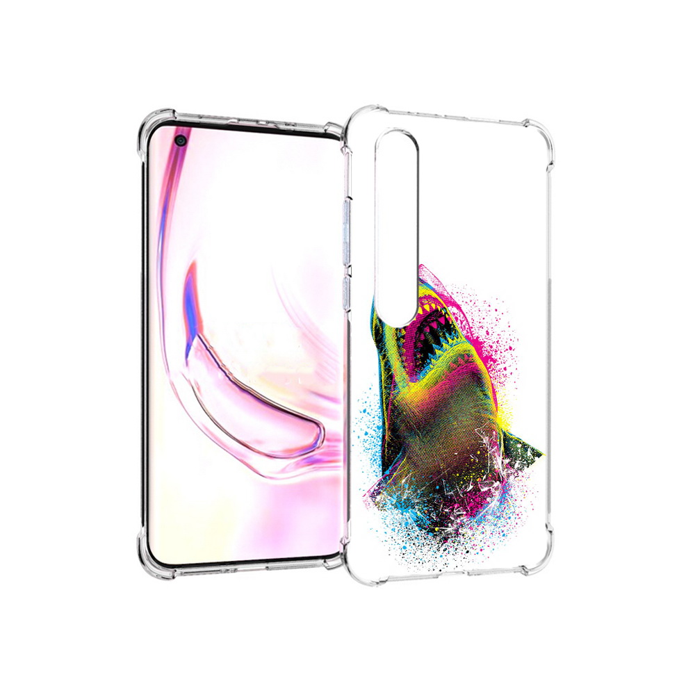 

Чехол MyPads Tocco для Xiaomi Mi 10 Pro челюсти-2 (PT144585.295.674), Прозрачный, Tocco