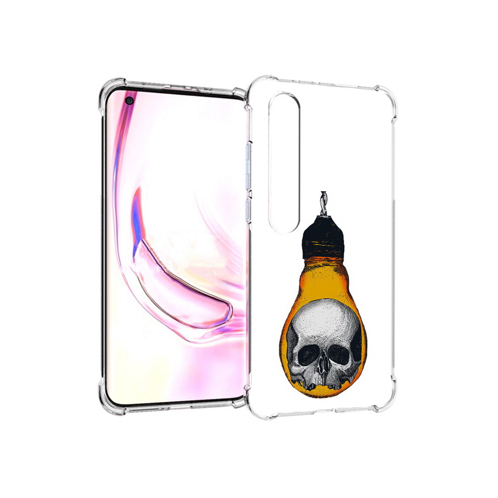 

Чехол MyPads Tocco для Xiaomi Mi 10 Pro череп в лампочке (PT144585.295.676), Прозрачный, Tocco
