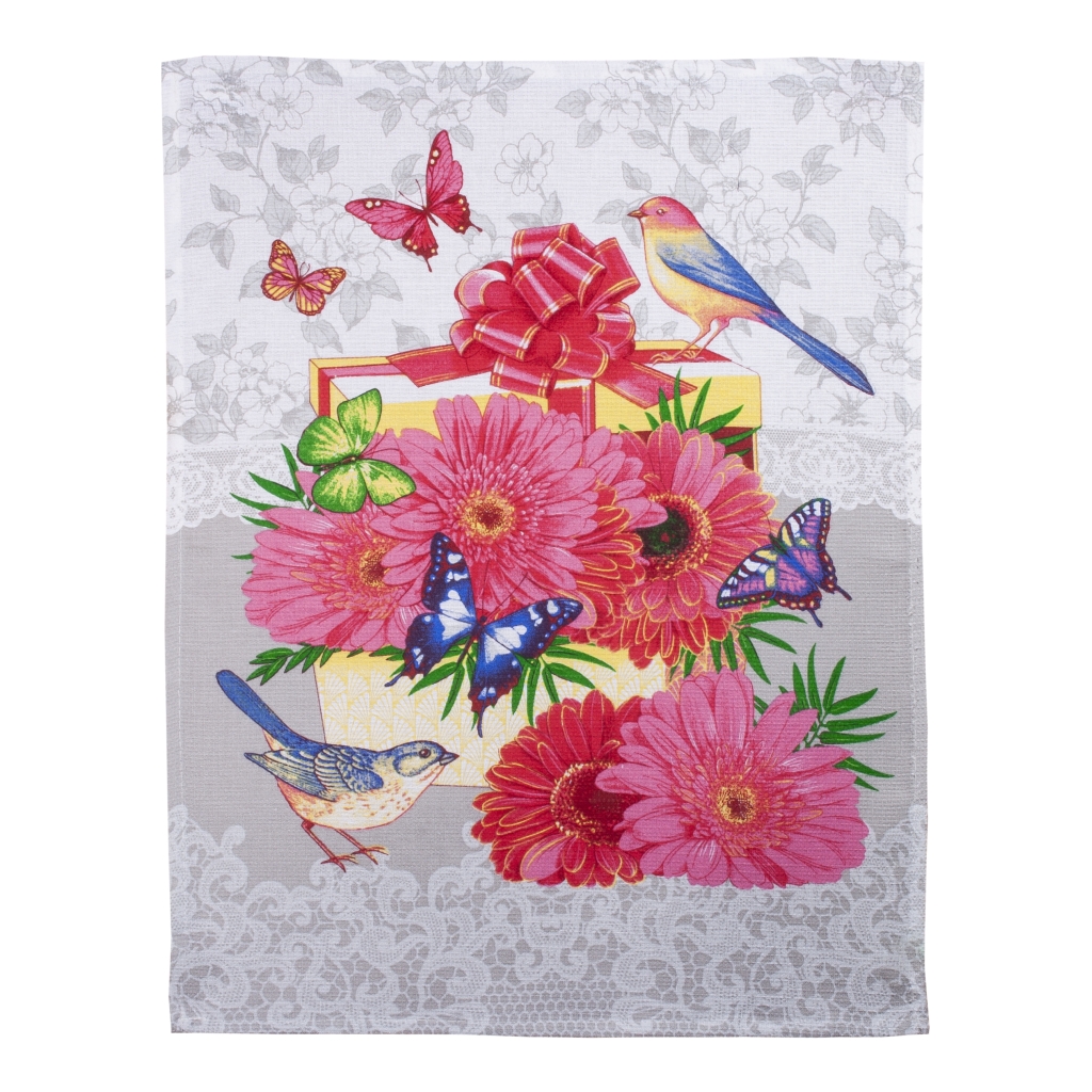 

Полотенце кухонное WELLNESS, ВЕСНА, 45x60, Полотенце кухонное Весна 100% хлопок