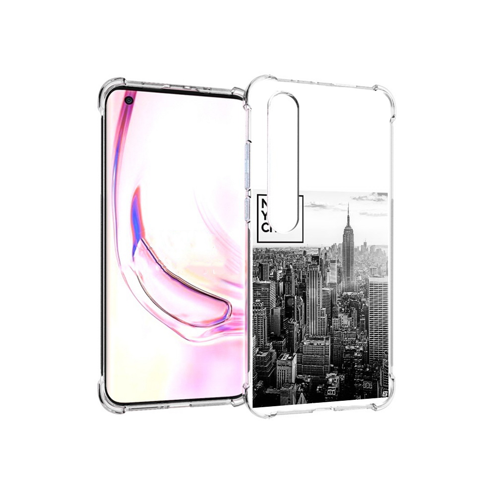 

Чехол MyPads Tocco для Xiaomi Mi 10 Pro черно белый ньюерк (PT144585.295.686), Прозрачный, Tocco