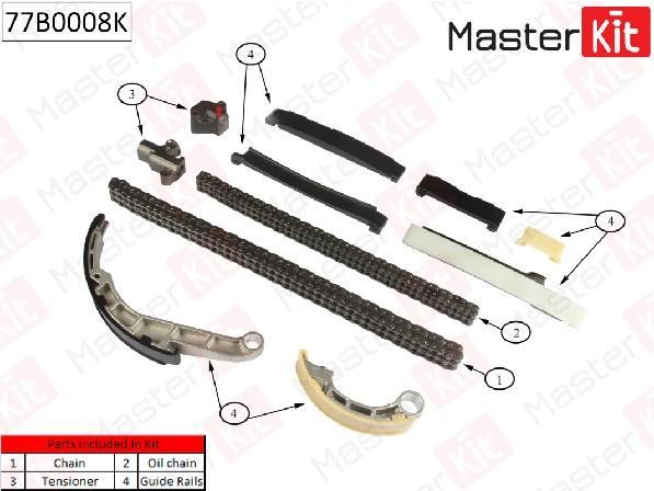 

Комплект Цепи Грм MasterKit 77B0008K