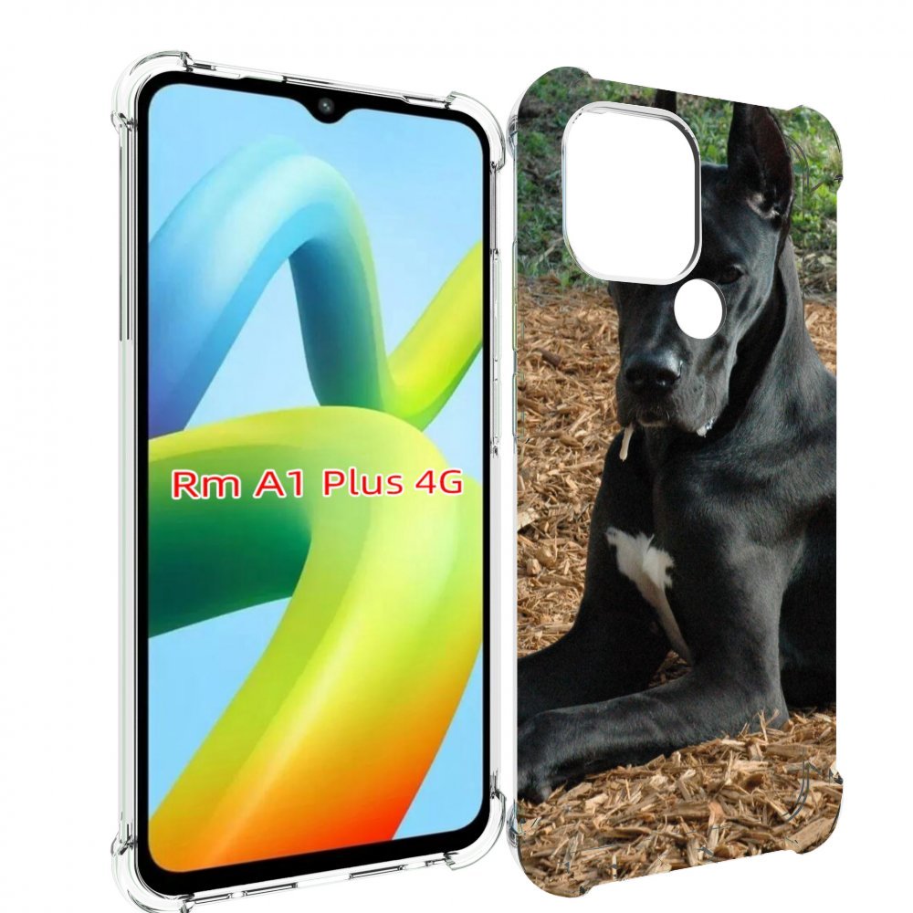 

Чехол MyPads немецкии дог для Xiaomi Redmi A1 Plus +, Прозрачный, Tocco