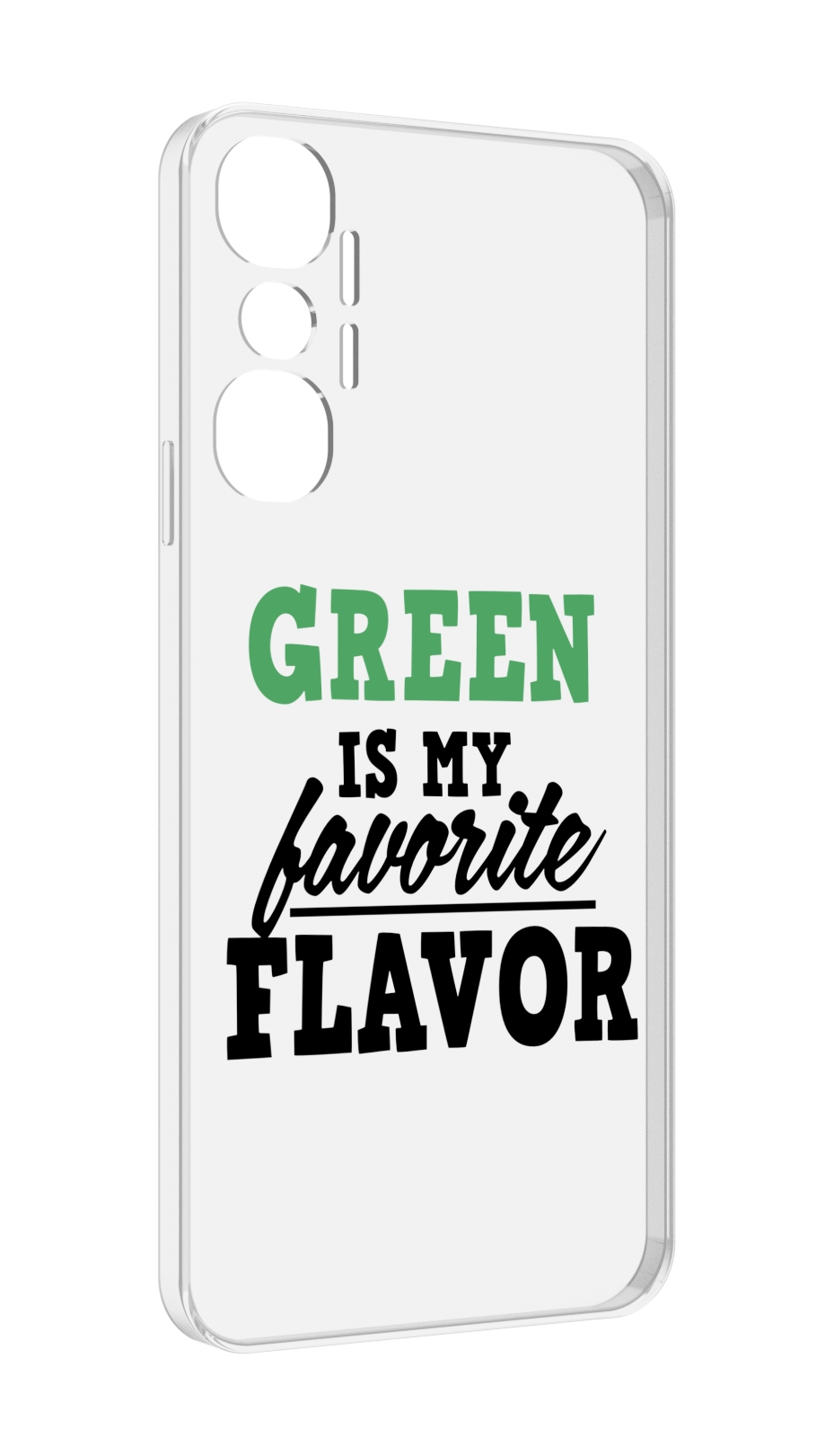 

Чехол MyPads Зеленый-фаворит для Infinix Hot 20 4G, Прозрачный, Tocco