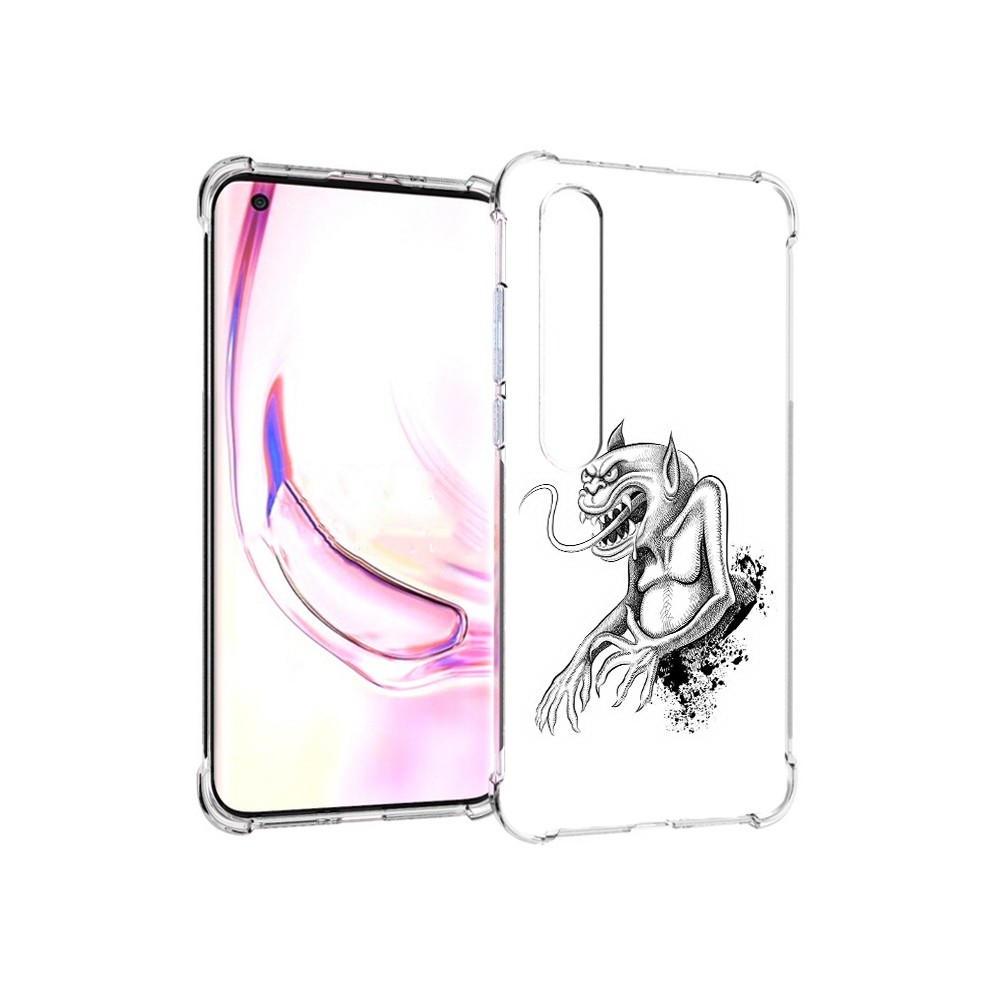 

Чехол MyPads Tocco для Xiaomi Mi 10 Pro чорт (PT144585.295.692), Прозрачный, Tocco