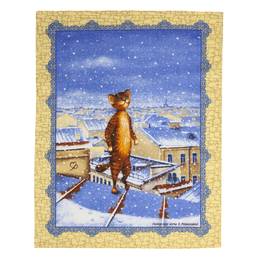 

Полотенце кухонное WELLNESS, КОТЫ_Б, 45x60, Разноцветный, Полотенце кухонное Коты_Б