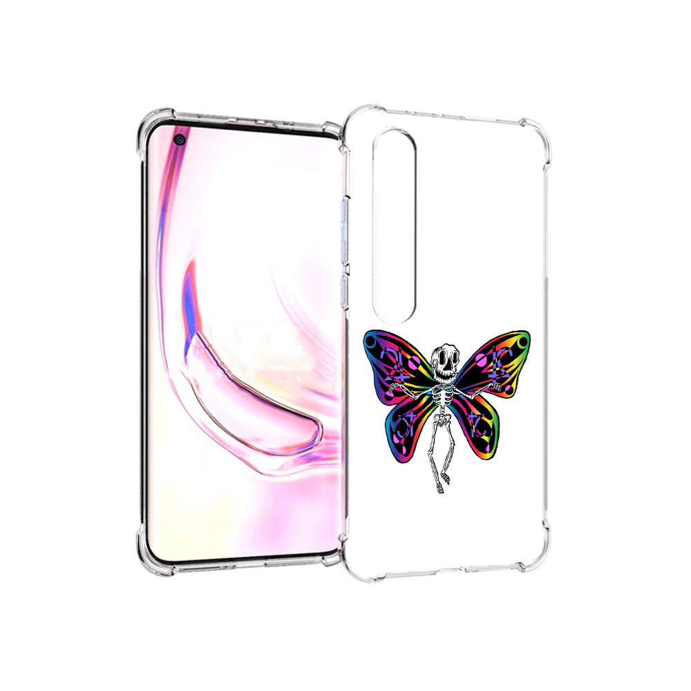 

Чехол MyPads Tocco для Xiaomi Mi 10 Pro эффект бабочки (PT144585.295.701), Прозрачный, Tocco
