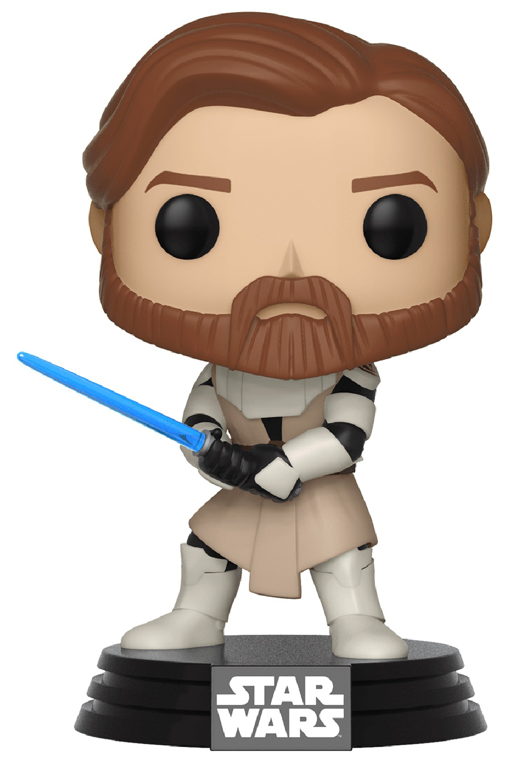 Фигурка Funko POP: Star Wars: The Clone Wars – Obi Wan Kenobi Bobble-Head (9,5 см)