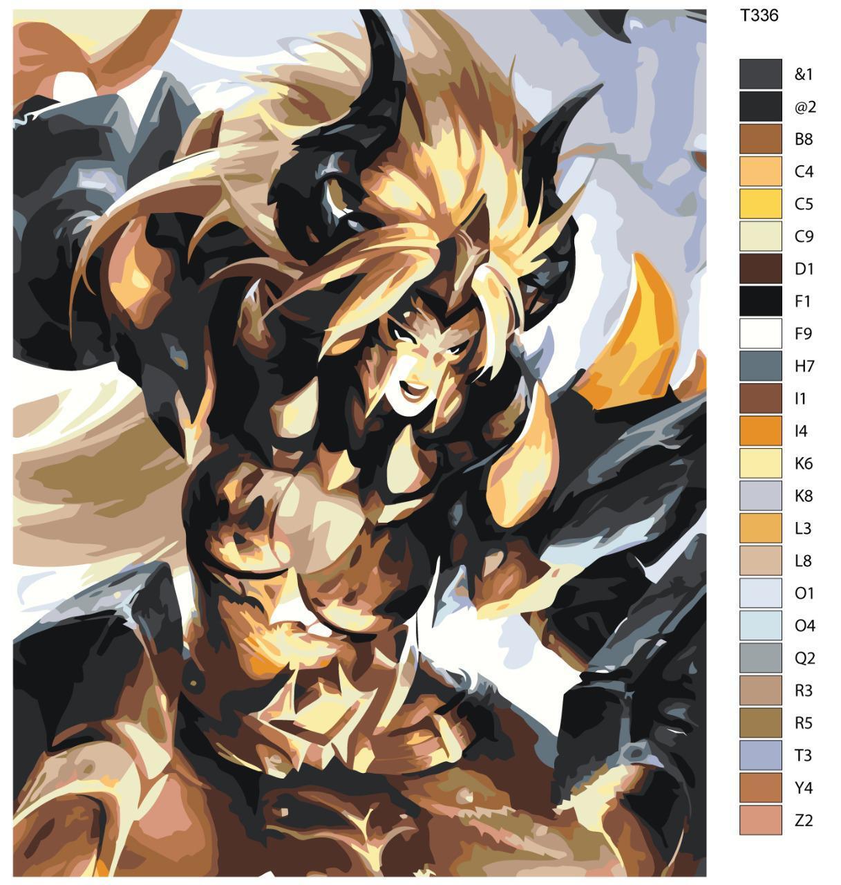 

Картина по номерам BRUSHES-PAINTS Т336, Mobile Legends: МАША