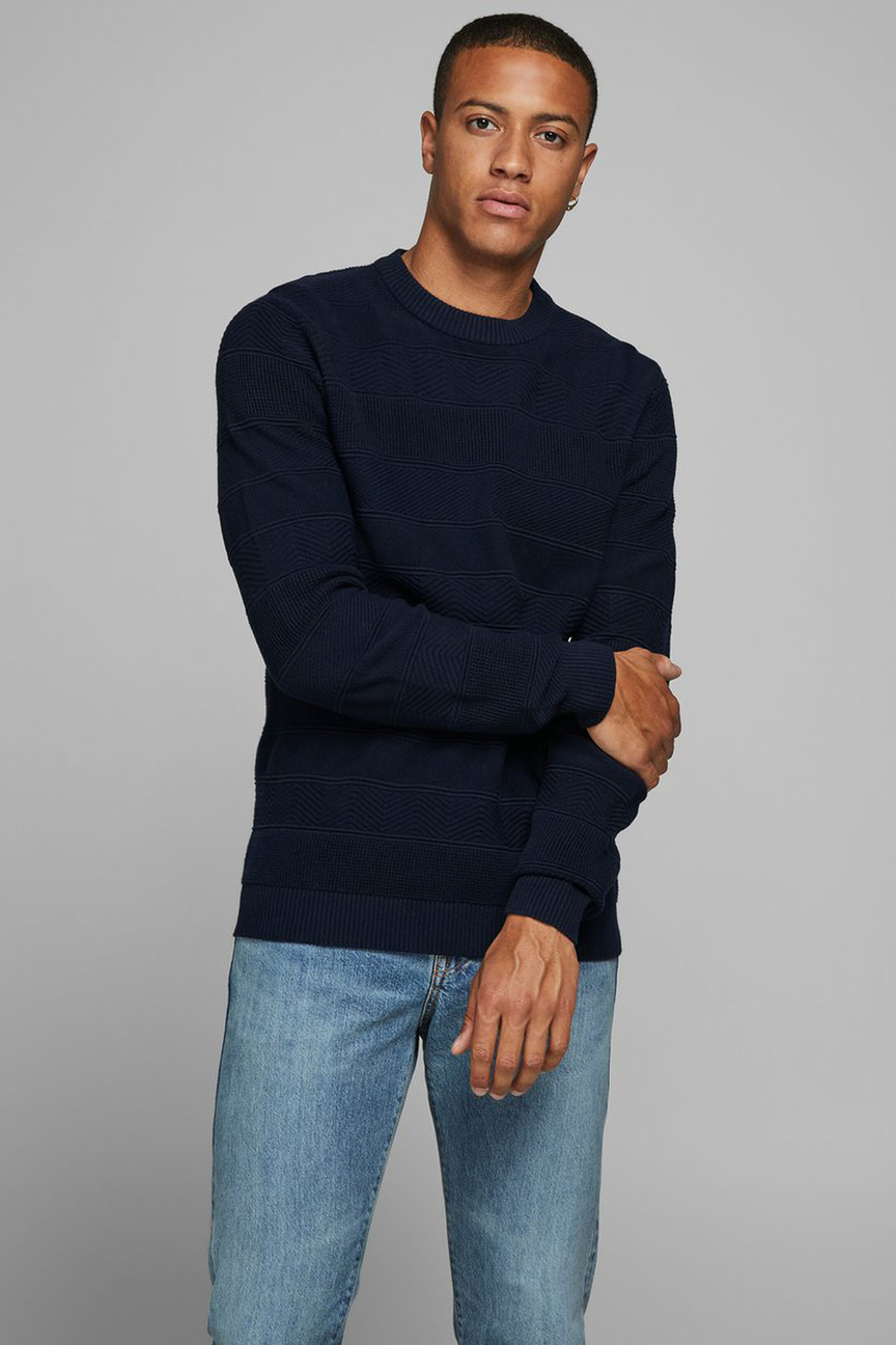 

Джемпер мужской 12175915 Jack & Jones синий 48 RU, 12175915