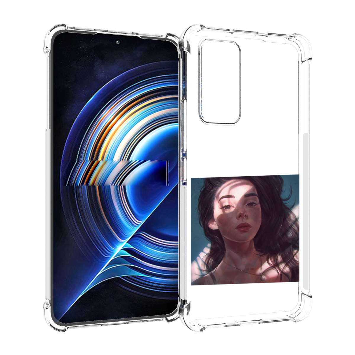 

Чехол MyPads девушка-в-лучах женский для Tecno Camon 19 Neo, Прозрачный, Tocco