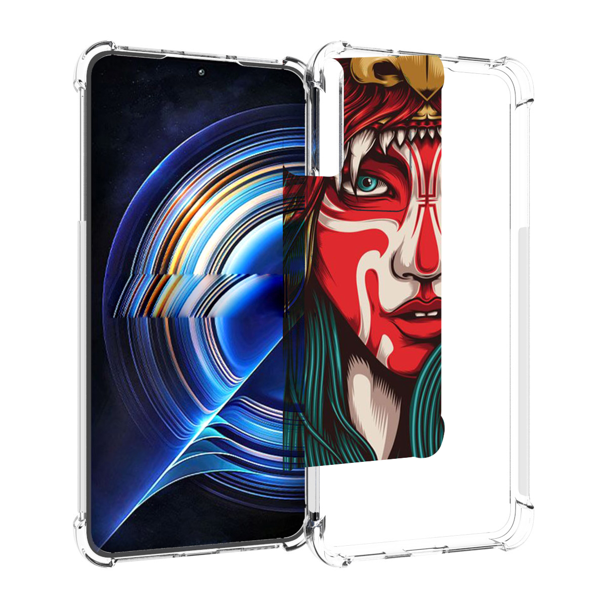 

Чехол MyPads девушка-в-маскировке для Tecno Camon 19 Neo, Прозрачный, Tocco