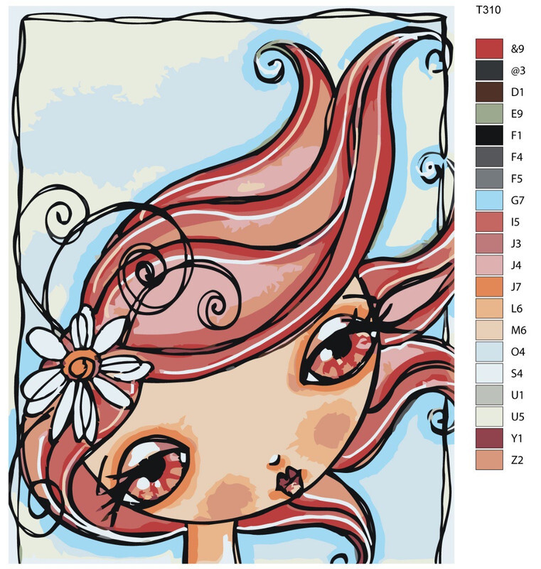 

Картина по номерам BRUSHES-PAINTS Т310, Кукла Света