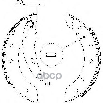 4199.01_=572sbs=362318b колодки барабанные renault laguna 1.6i-1.9td 97-01, citroen zx 94