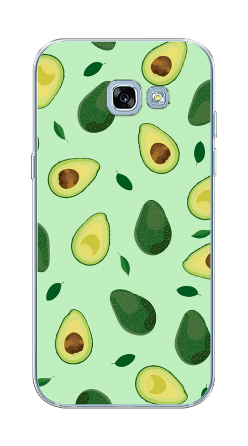 

Чехол на Samsung Galaxy A5 2017 "Blue avocado", Коричневый;зеленый, 20650-1