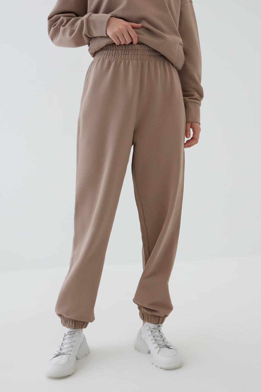 

Спортивные брюки женские ZARINA 1123545711 коричневые 44, 1123545711