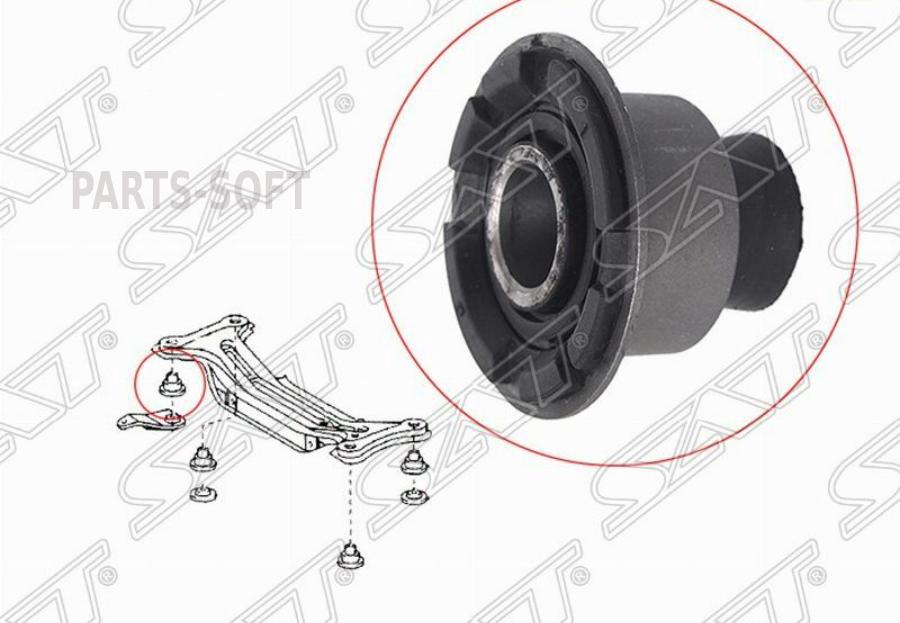 

Сайлентблок задней балки TOYOTA CAMRY 01-15/HARRIER 03-12/HIGHLANDER/KLUGER 00-13/WINDOM 0