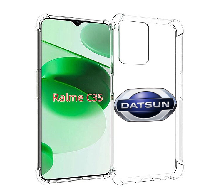 

Чехол MyPads datsun мужской для Realme C35 / Narzo 50A Prime, Прозрачный, Tocco