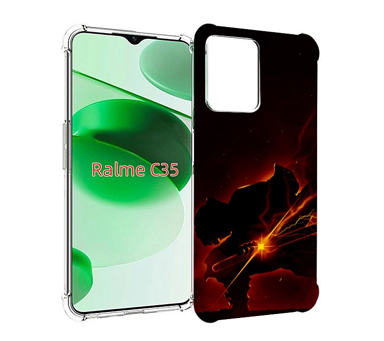 

Чехол MyPads demon-slayer-зеницу для Realme C35 / Narzo 50A Prime, Прозрачный, Tocco