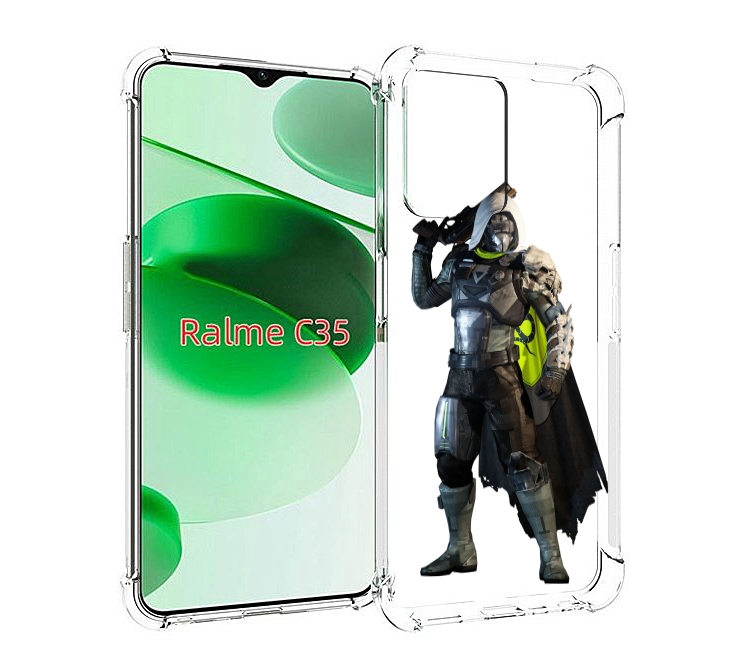 

Чехол MyPads destiny-2-hunter для Realme C35 / Narzo 50A Prime, Прозрачный, Tocco